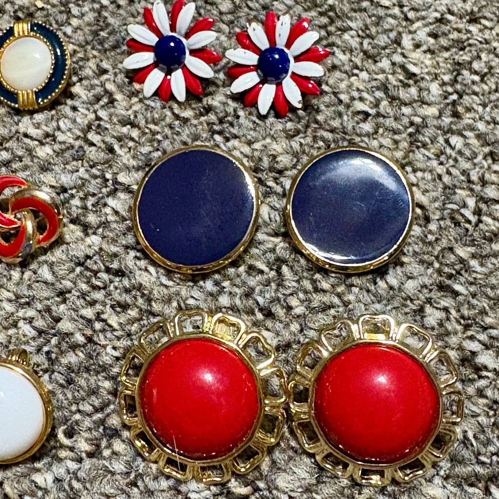 Awesome Vintage Lot!! ‘Nautical’ Red, White Blue Theme - Picture 13 of 13